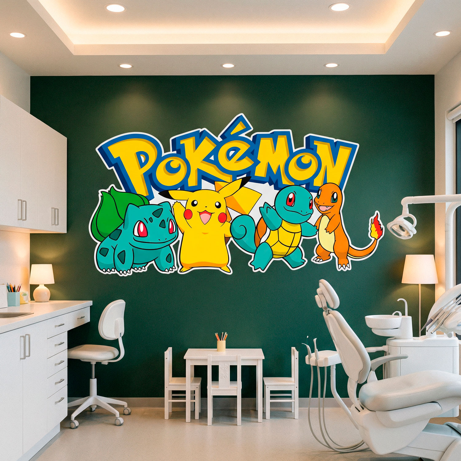 Kinderzimmer Wandtattoo: Pikachu und Freunde Pok&eacute;mon