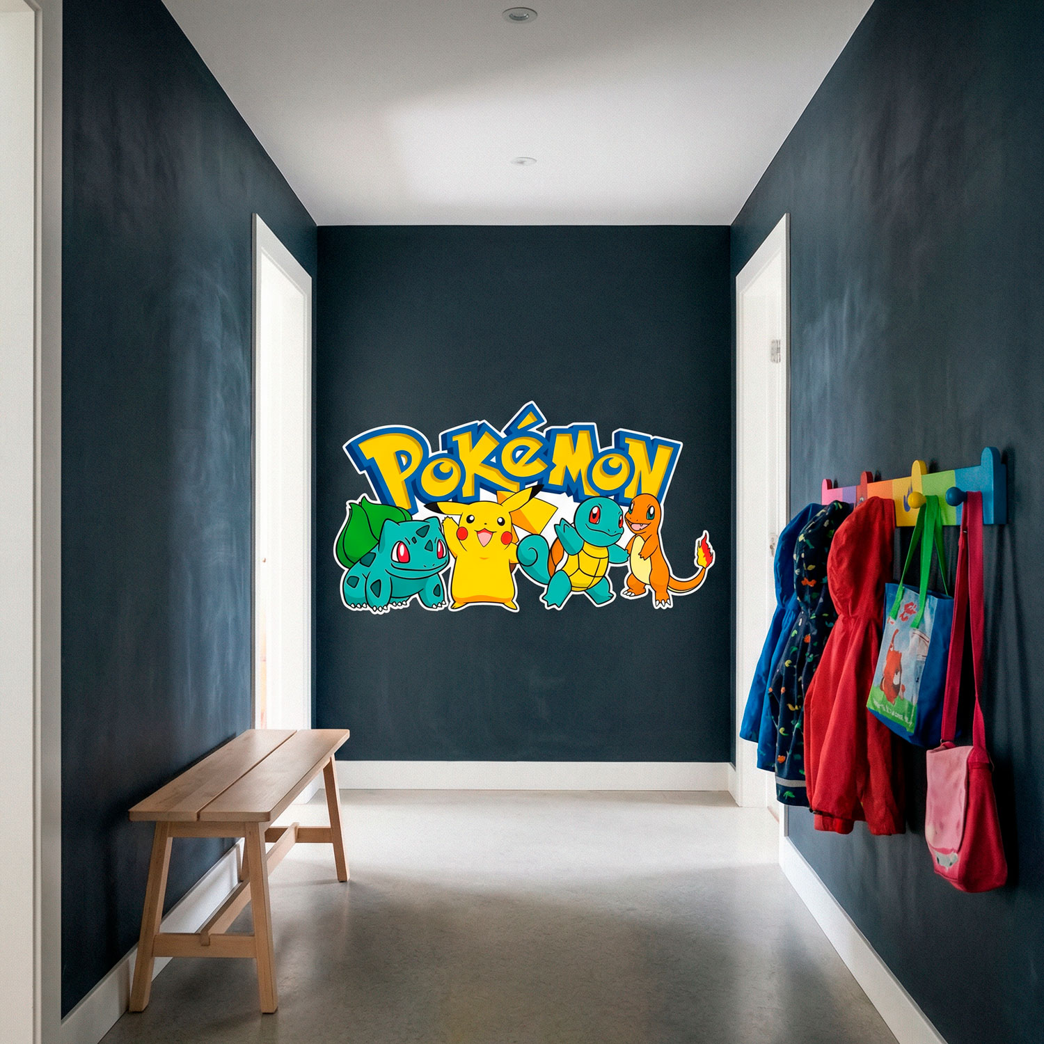 Kinderzimmer Wandtattoo: Pikachu und Freunde Pok&eacute;mon