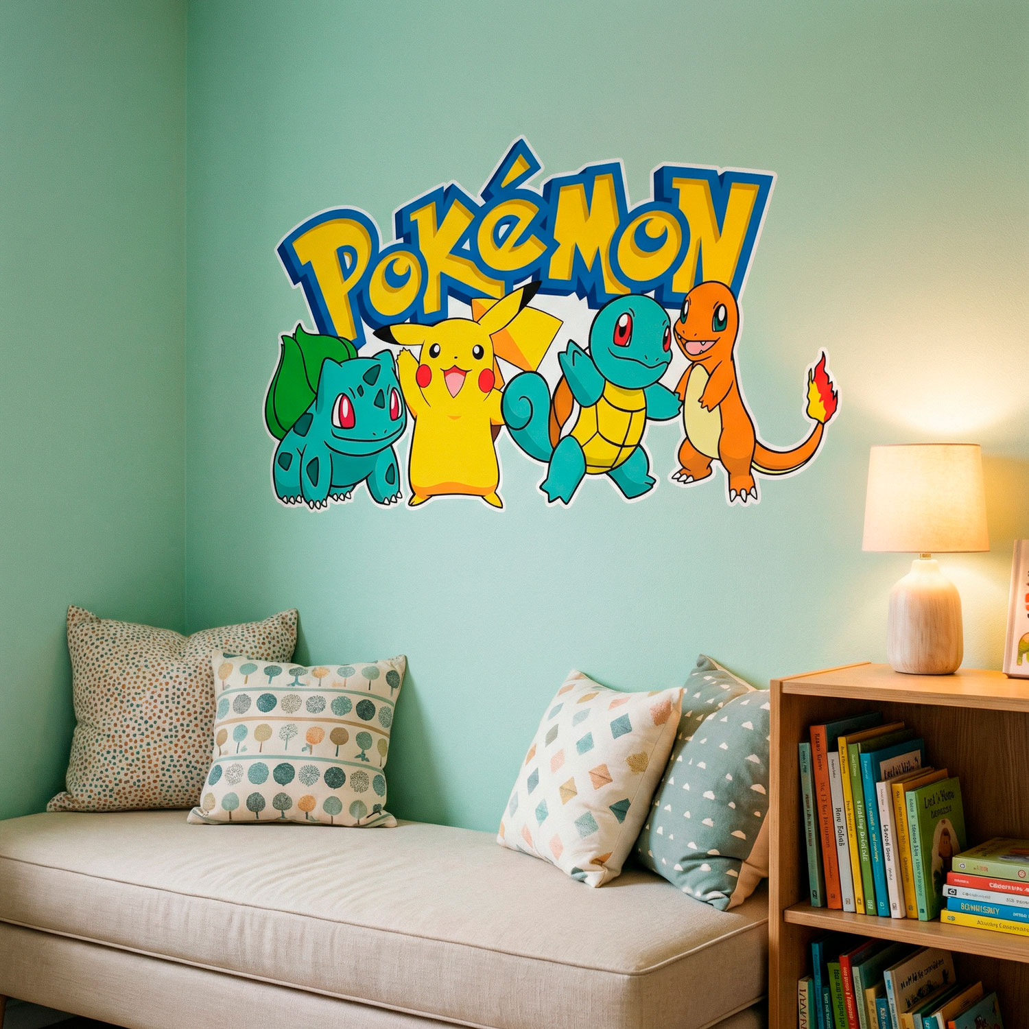 Kinderzimmer Wandtattoo: Pikachu und Freunde Pok&eacute;mon