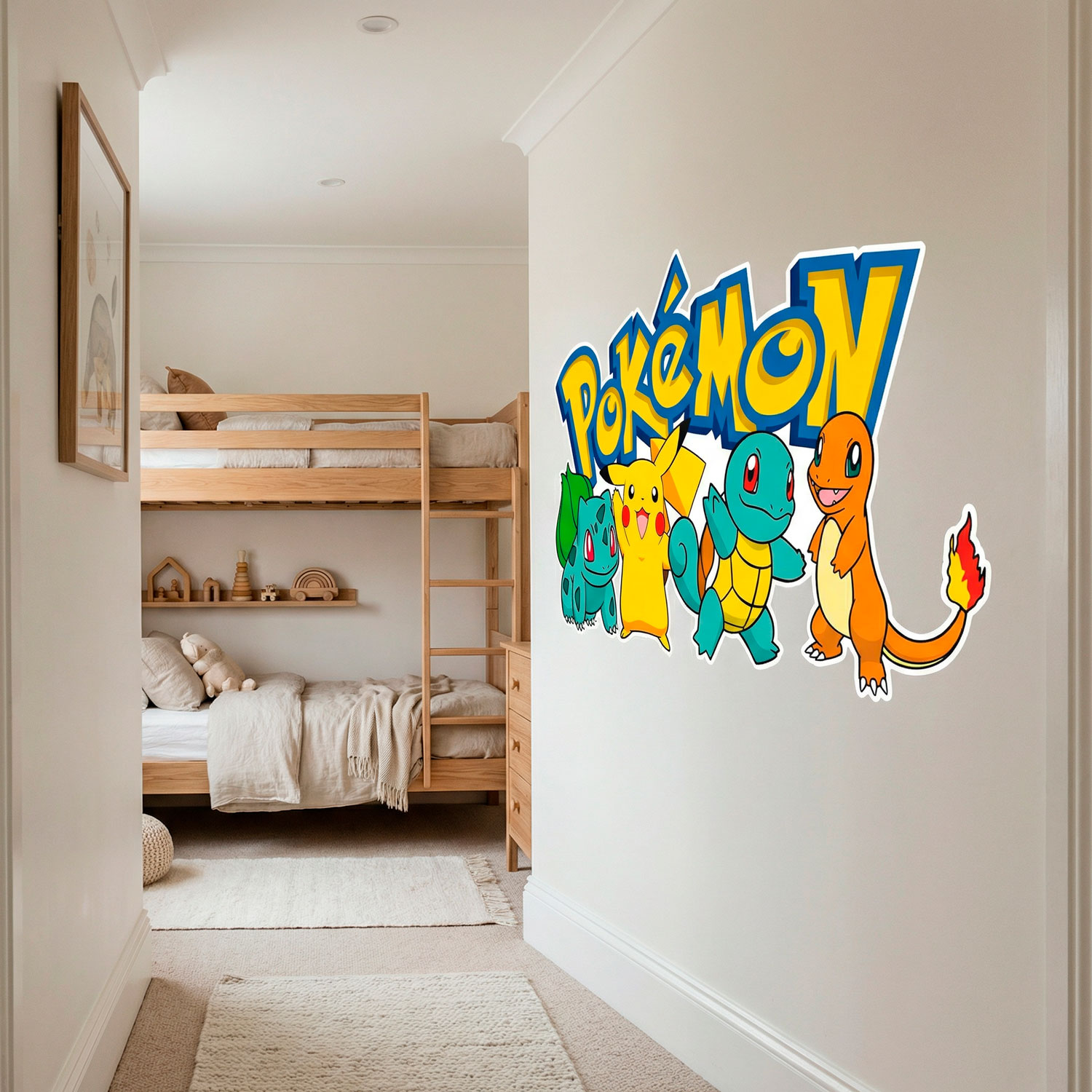 Kinderzimmer Wandtattoo: Pikachu und Freunde Pok&eacute;mon