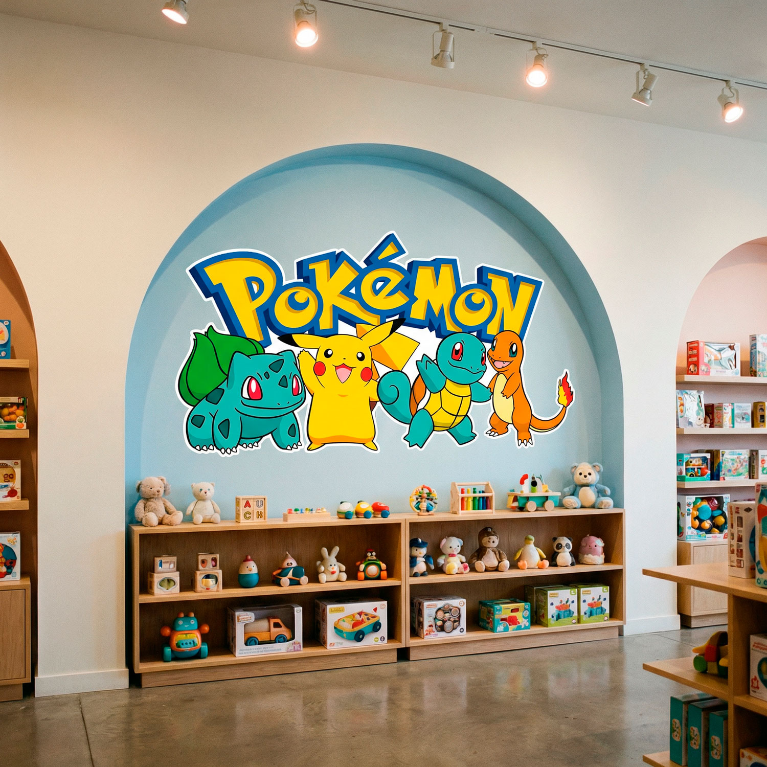 Kinderzimmer Wandtattoo: Pikachu und Freunde Pok&eacute;mon