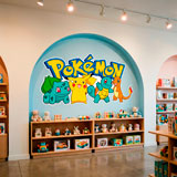 Kinderzimmer Wandtattoo: Pikachu und Freunde Pok&eacute;mon 10