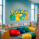 Kinderzimmer Wandtattoo: Pikachu und Freunde Pok&eacute;mon 11