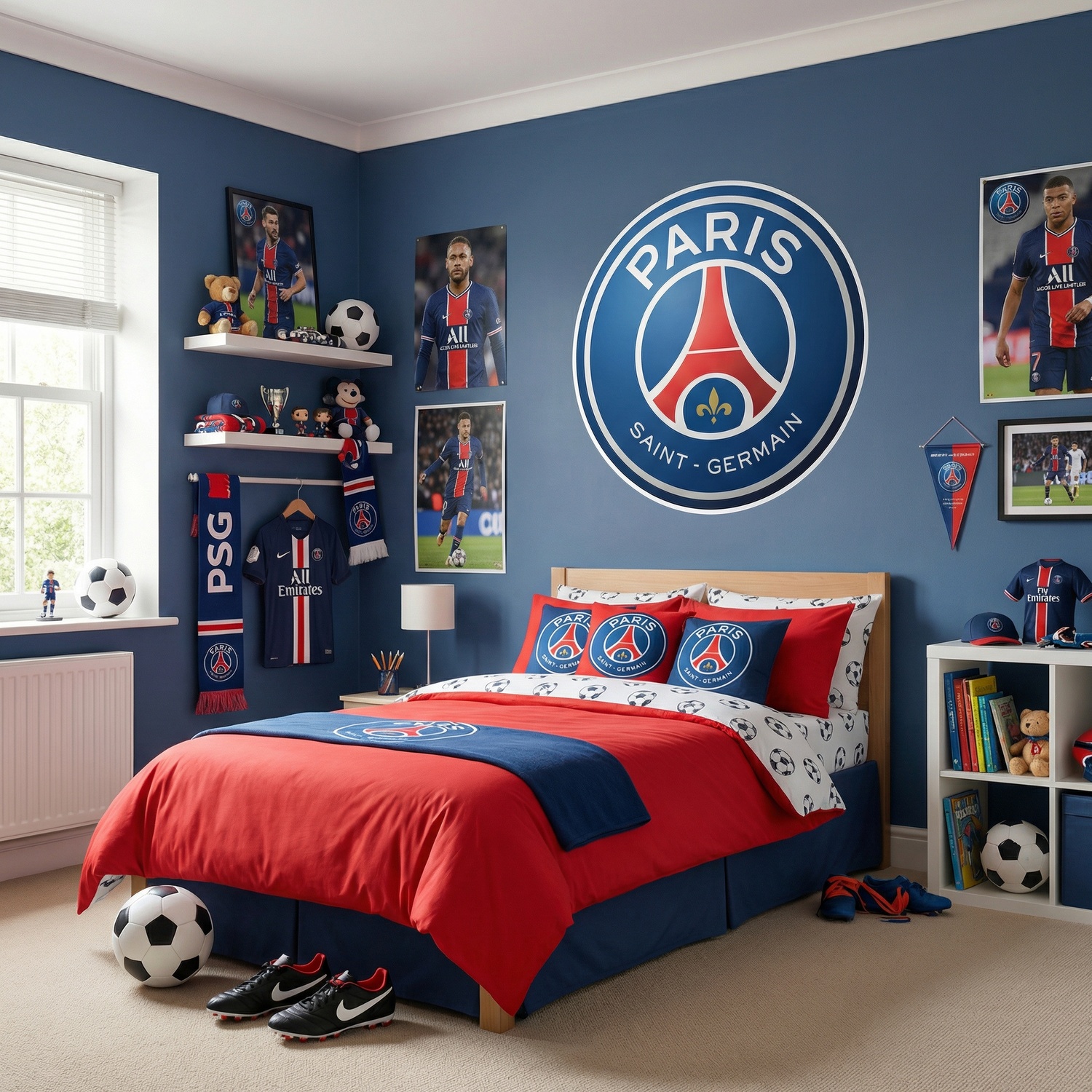 Wandtattoos: Paris Saint Germain Wappen