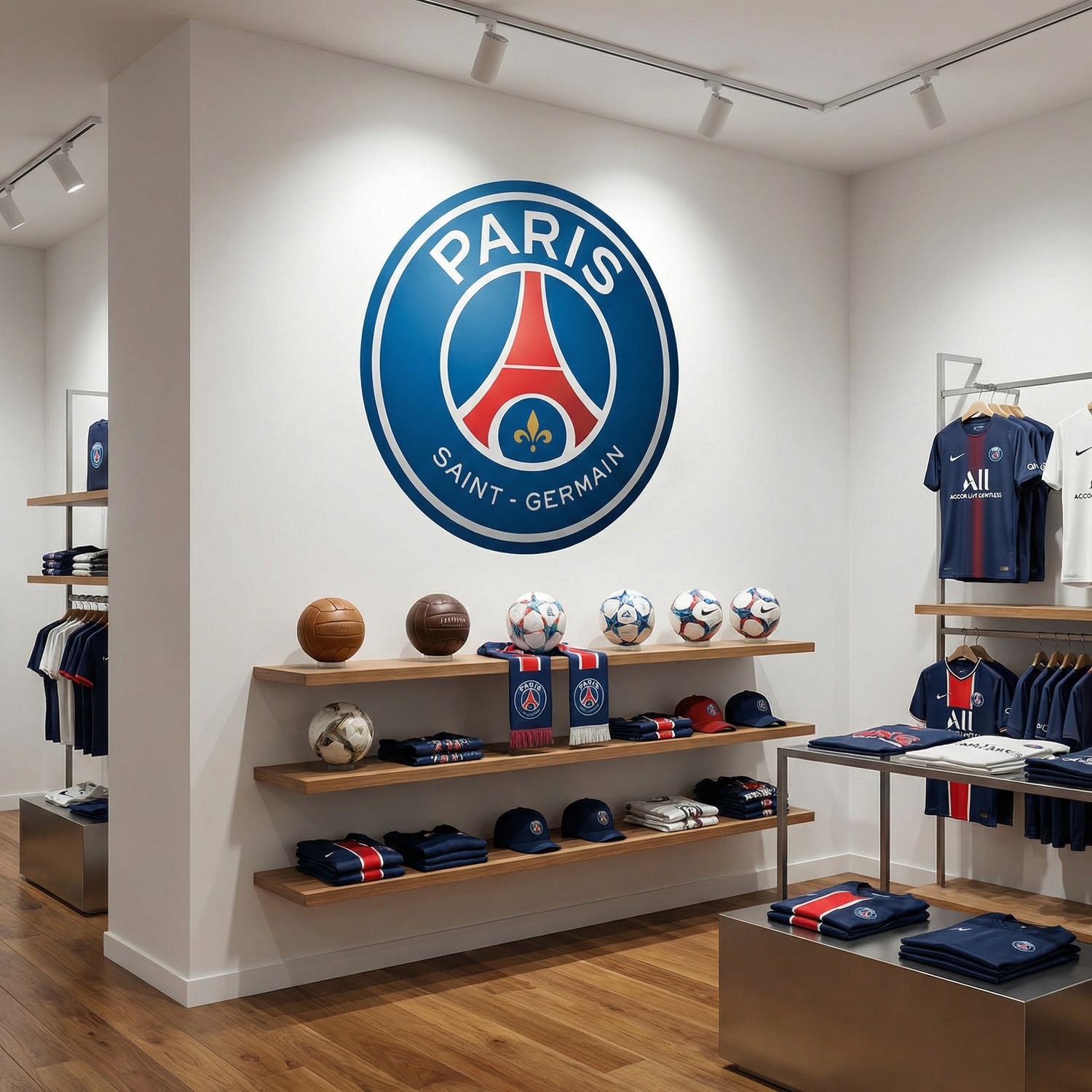 Wandtattoos: Paris Saint Germain Wappen