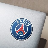 Wandtattoos: PSG-Schild von Paris 4