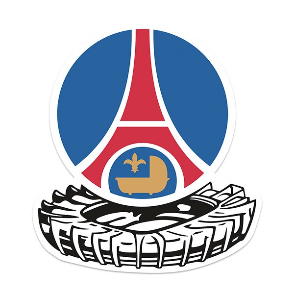 Wandtattoos: PSG-Schild 1980er Jahre