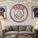 Wandtattoos: Wappen des Fu&szlig;ballclubs Paris Saint-Germain 9