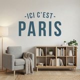 Wandtattoos: PSG Ici c&acute;est Paris 11