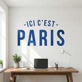 Wandtattoos: PSG Ici c&acute;est Paris 12