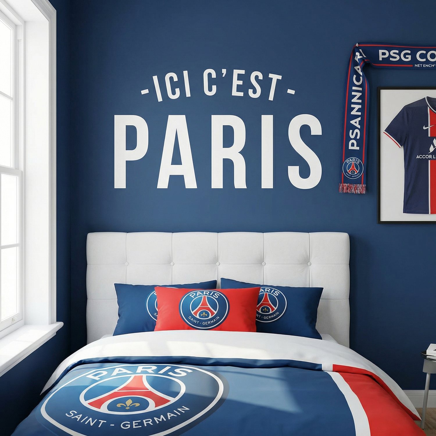 Wandtattoos: PSG Ici c&acute;est Paris