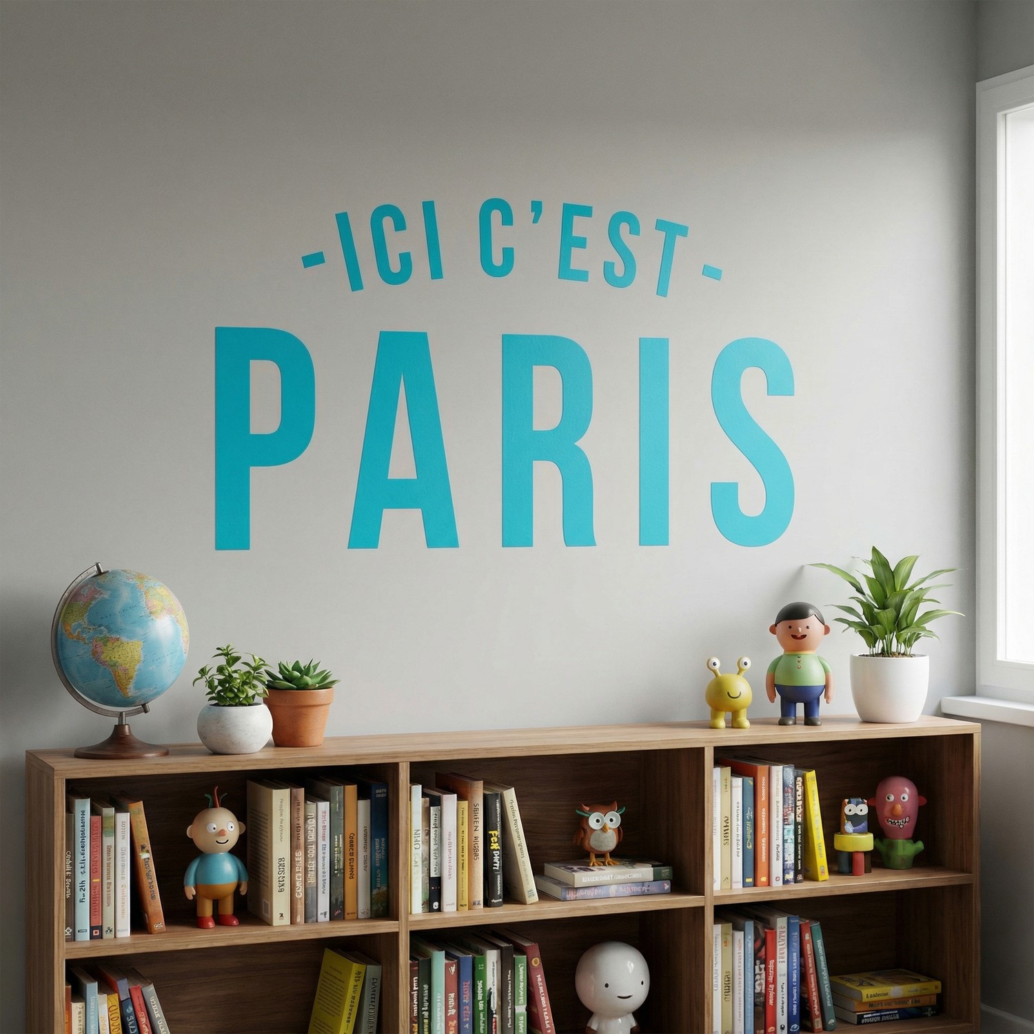 Wandtattoos: PSG Ici c&acute;est Paris