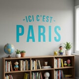 Wandtattoos: PSG Ici c&acute;est Paris 16