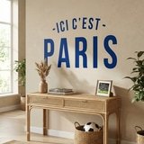 Wandtattoos: PSG Ici c&acute;est Paris 18