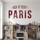 Wandtattoos: PSG Ici c&acute;est Paris 5