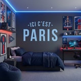 Wandtattoos: PSG Ici c&acute;est Paris 6