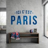 Wandtattoos: PSG Ici c&acute;est Paris 8