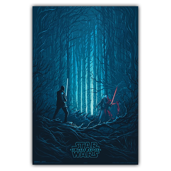 Wandtattoos: Klebstoff Poster Star Wars Episode VII