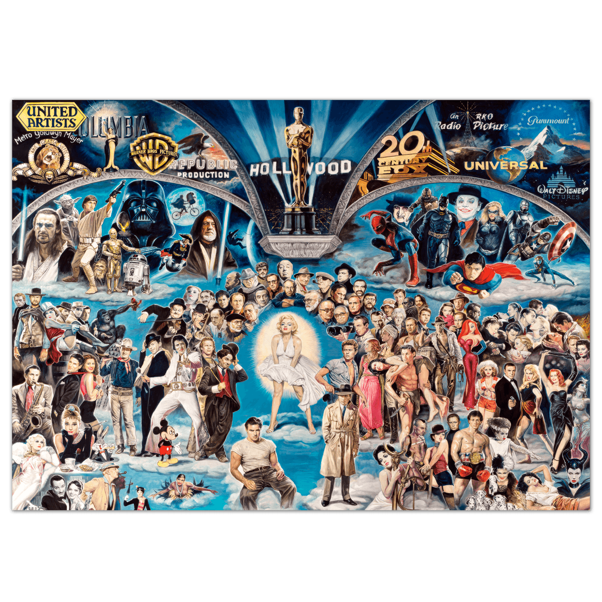 Wandtattoos: Poster Hollywood