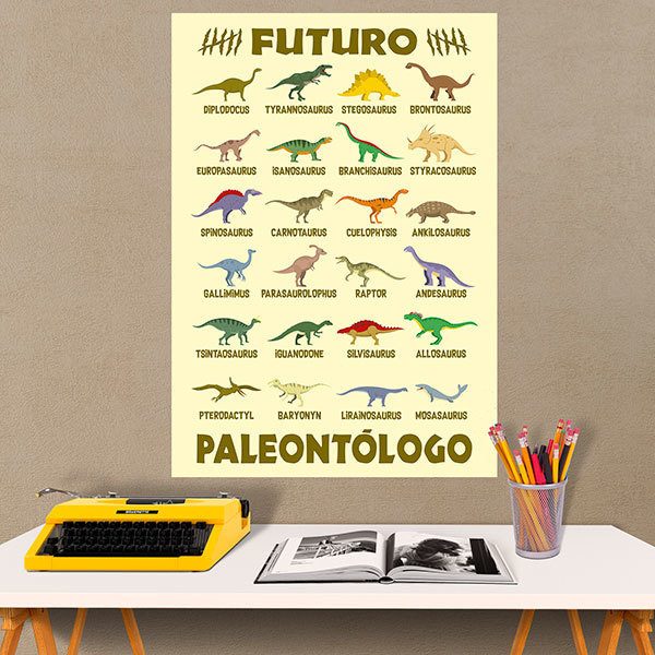Wandtattoos: Poster Zukünftiger Paläontologe 1