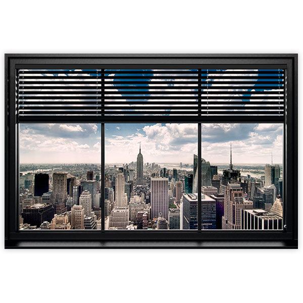 Wandtattoos: Aufkleber Poster Fenster in Manhattan
