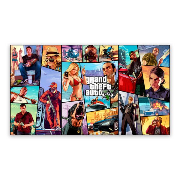 Wandtattoos: Grand theft auto V