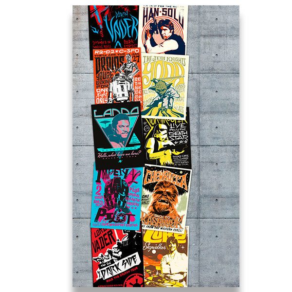 Wandtattoos: Star Wars-Plakate