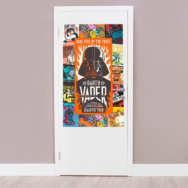 Wandtattoos: Star Wars Charakter Collage