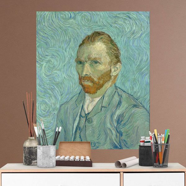 Wandtattoos: Porträt von Van Gogh