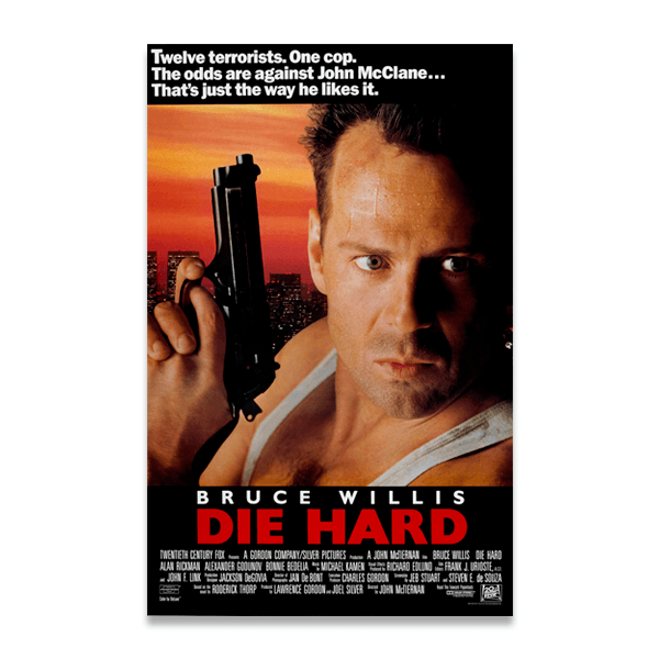 Wandtattoos: Bruce Willis Die Hard