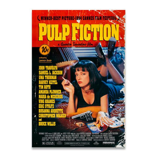 Wandtattoos: Pulp Fiction