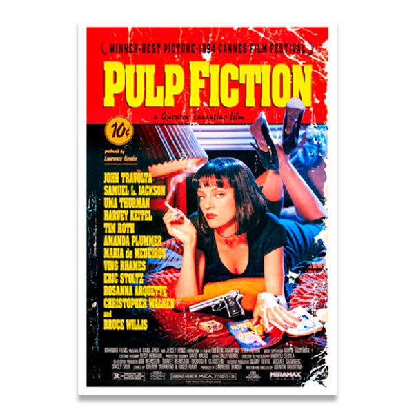 Wandtattoos: Pulp Fiction getragen