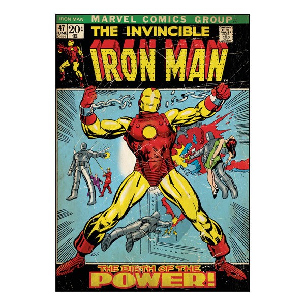 Wandtattoos: Der Unbesiegbare Iron Man