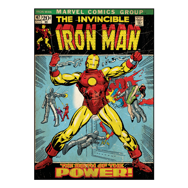 Wandtattoos: Der Unbesiegbare Iron Man