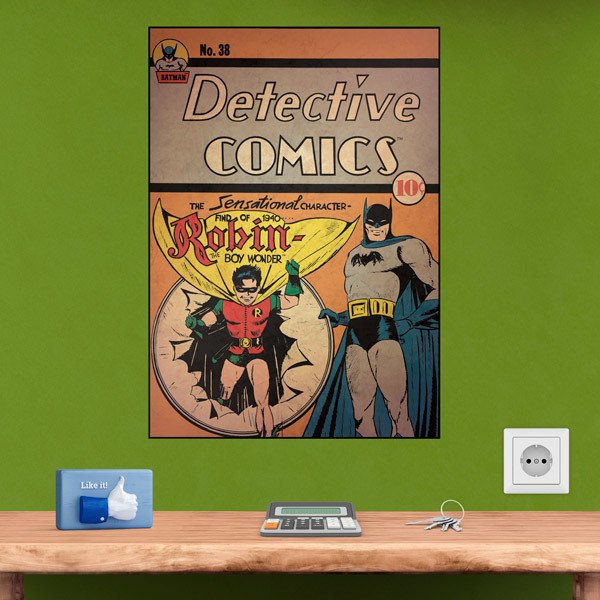 Wandtattoos: Batman und Robin