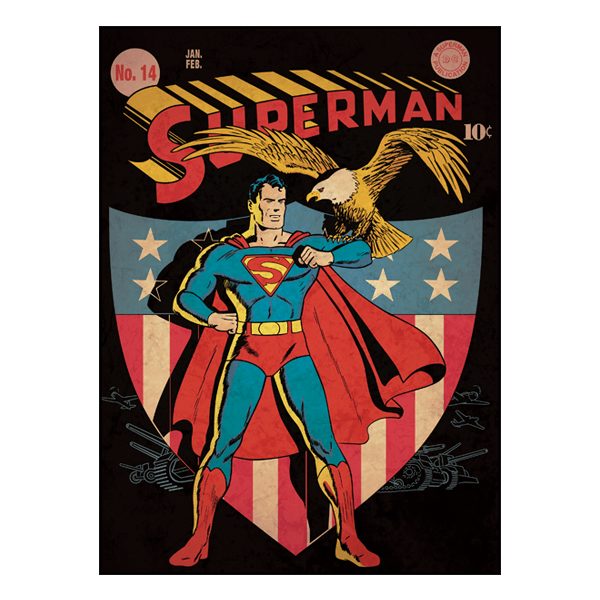Wandtattoos: Superman mit einem Adler
