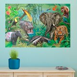 Wandtattoos: Dschungel-Tiere 3