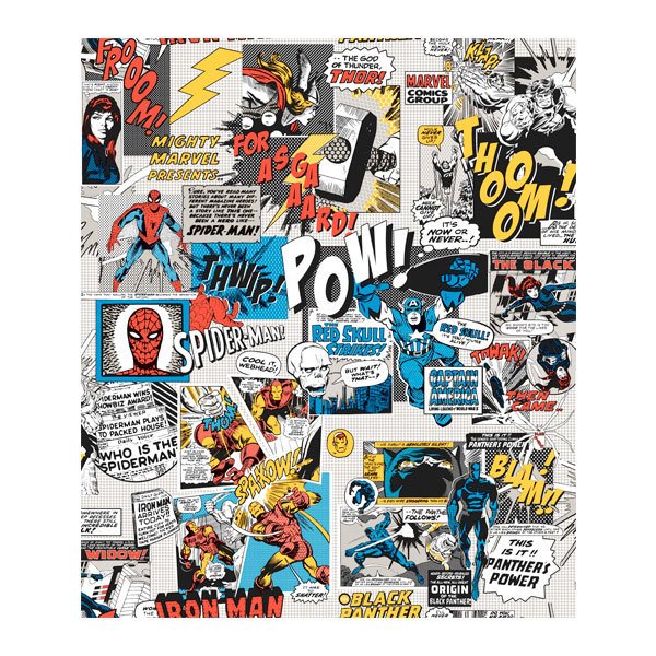 Wandtattoos: Marvel-Comicbuch