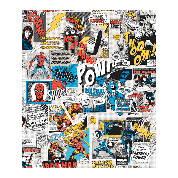 Wandtattoos: Marvel-Comicbuch