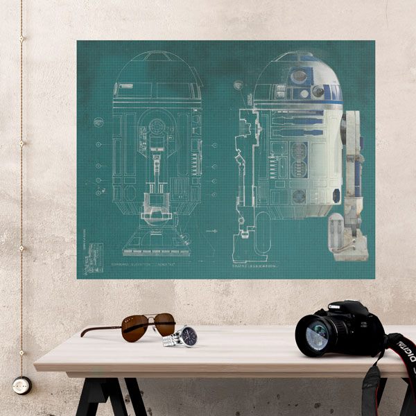 Wandtattoos: Pläne R2-D2