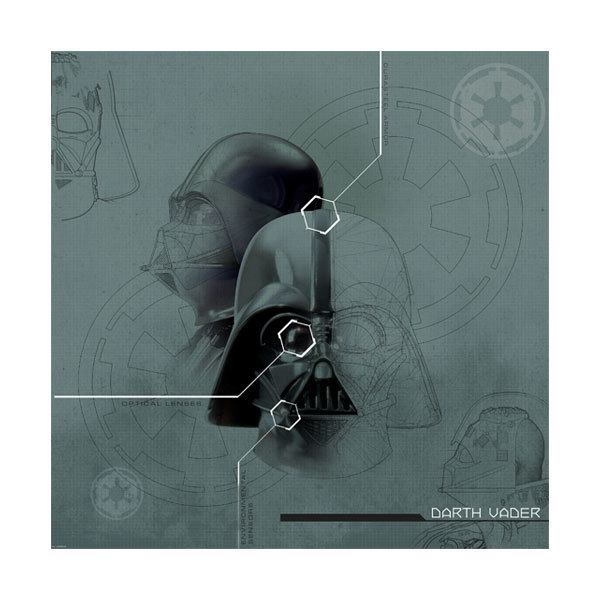 Wandtattoos: Darth Vader Blaupausen