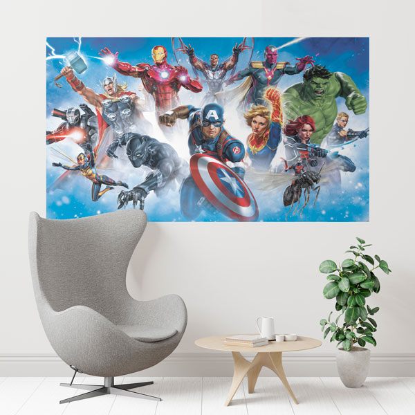 Wandtattoos: Avengers, montieren