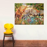 Wandtattoos: Tiere Afrikanischer Wald 3