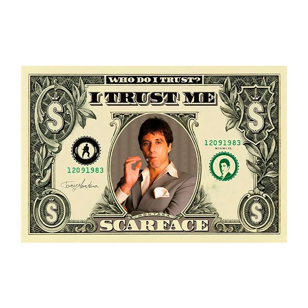 Wandtattoos: Scarface Dolar