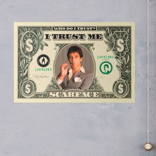 Wandtattoos: Scarface Dolar