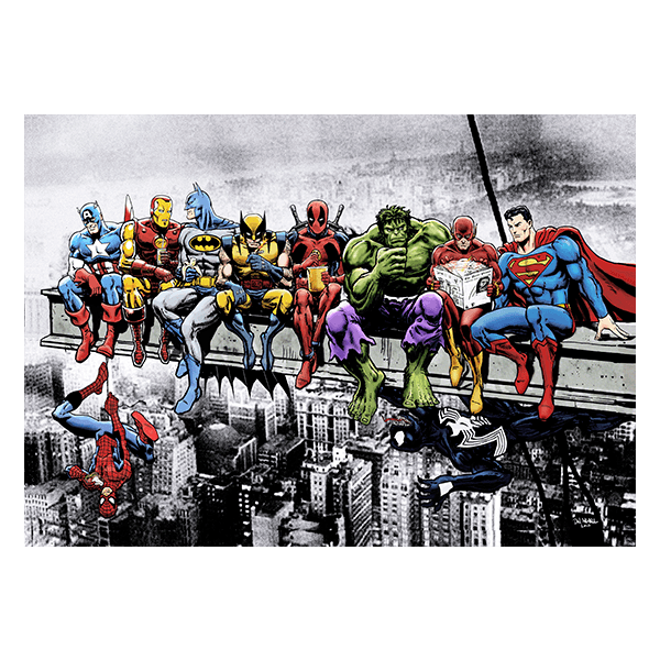 Wandtattoos: Marvel Heroes Mittagessen