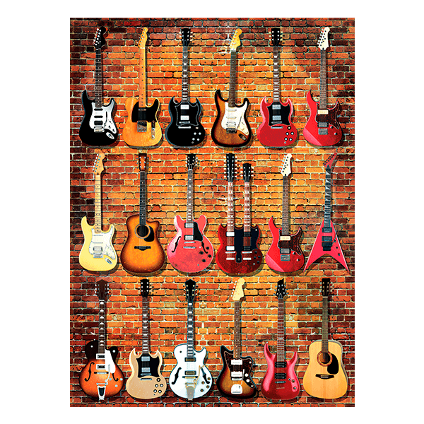 Wandtattoos: Arten von Gitarren