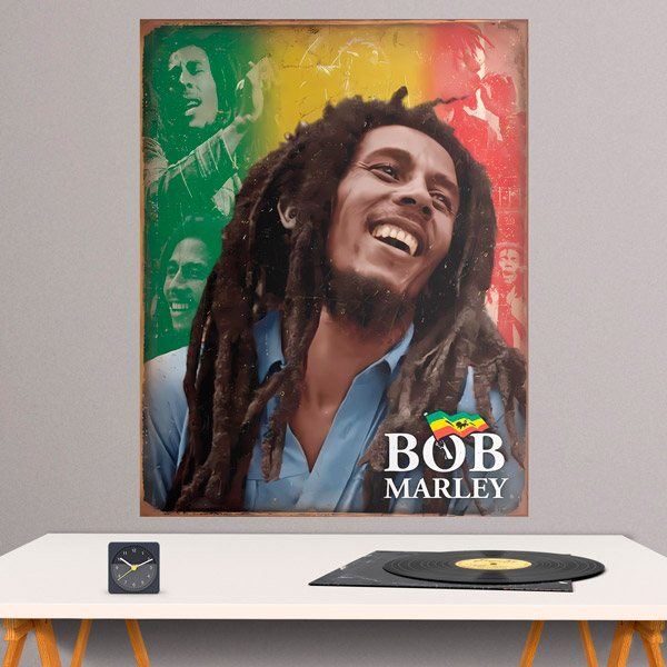 Wandtattoos: Bob Marley