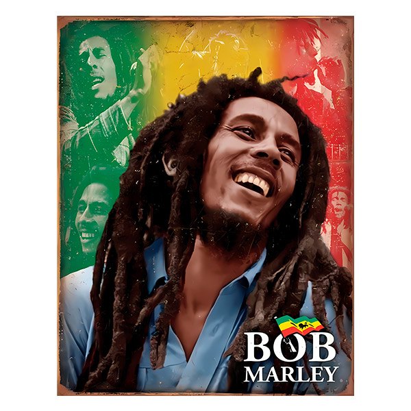 Wandtattoos: Bob Marley