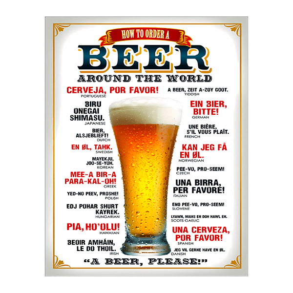 Wandtattoos: Beer around the world